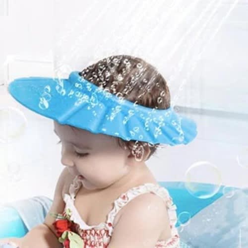 Adjustable Baby Shower Cap - Blue