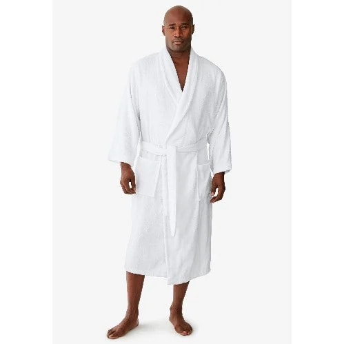 Front Bath Robe-White