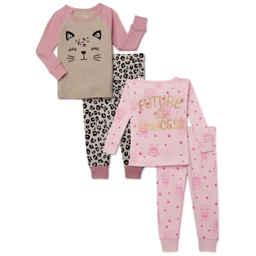 Girls Future Princess Cotton Snug Fit Pyjamas Sleepwear (sizes Run Small)