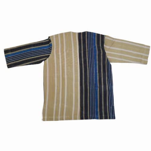 Handcrafted Multi Coloured And Multi Layered Aso Oke Shirt