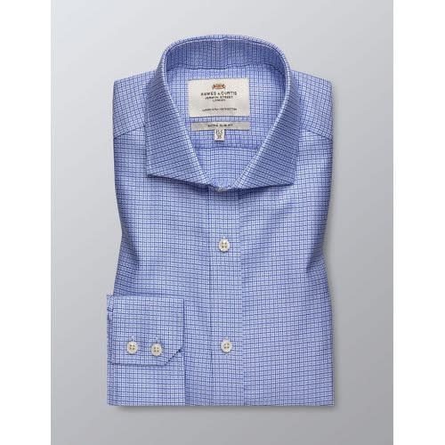 Men's Dogtooth Check Slim Fit Shirt