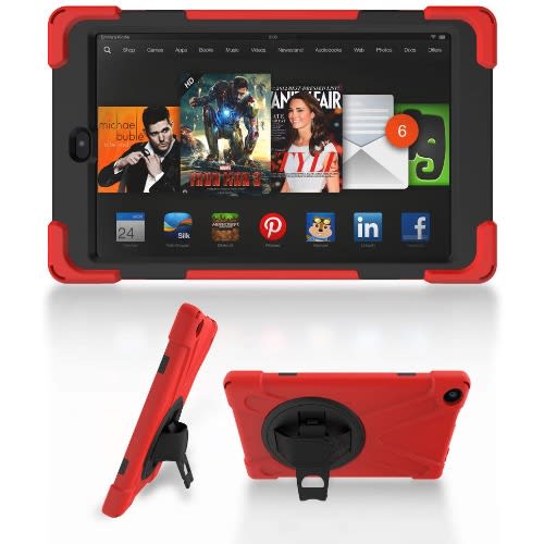 Fire Hd 8 (10th Generation)- Tablet With Alexa -2gb Ram - 32gb Rom + Red Proof Case