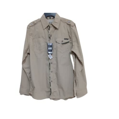 Men's Long Sleeve Shirt - Brown