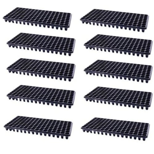 Plant Germination Nursery Tray - 128 Holes /Cells - 10 Pieces