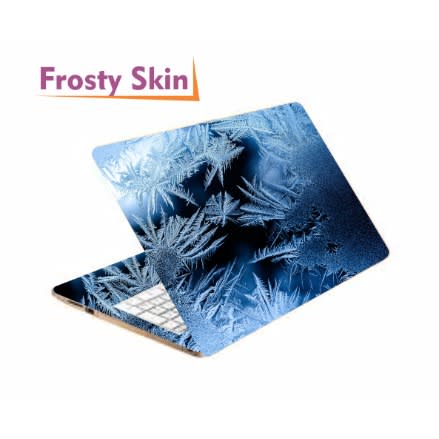 Laptop Frosty Leaves Skin - Blue