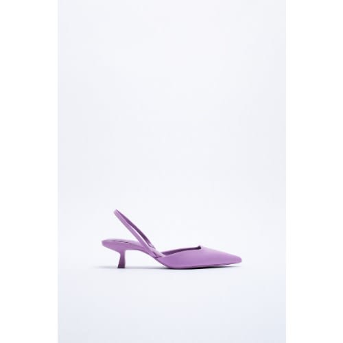 Slingback Kitten Courts - Purple