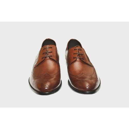 Brogue Men's Face Shoe-brown