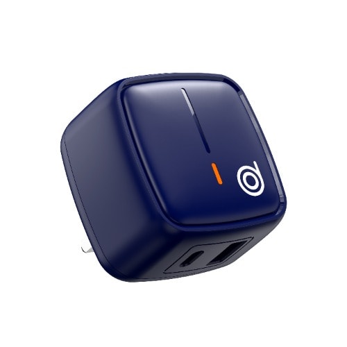 Cheetah 20watts Fast Charger Head With Type-c With Usb Port  Cobalt Blue