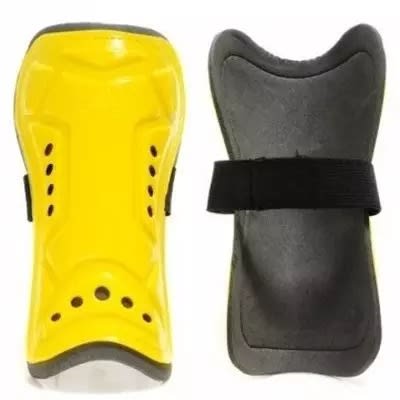 Football Shin Guard Yellow