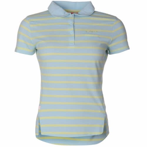 Yarn Dye Polo Women's Shirt - Sky Blue