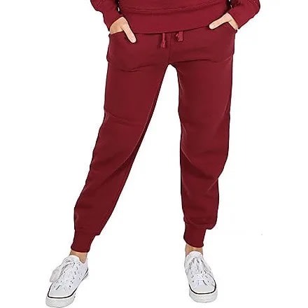 Primark - Ladies  Fleece Joggers - Burgundy