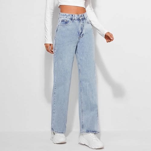 Loose Straight Women Boyfriend Jeans