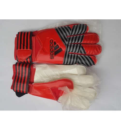 Goalkeeper's Latex Gloves - Red And Black