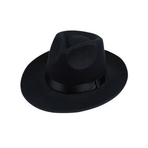 Hat With Band - Black