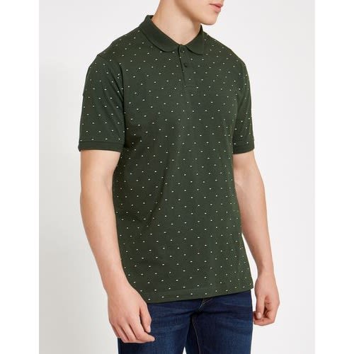 Regular Fit Printed Polo- Men