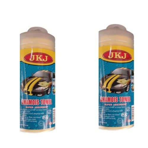 Chamois Towel Super Absorbent For Car Wash - 68ml X 2pieces