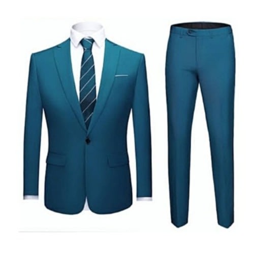 3 in 1 Men's Suit - Prussian Blue