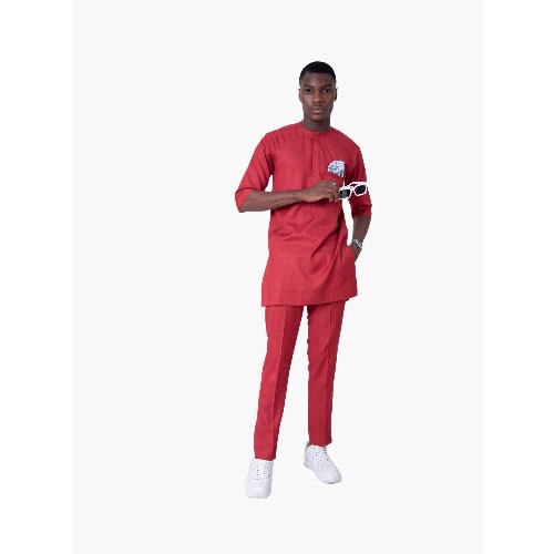 Traditional Attire For Men - Red