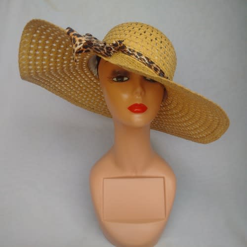 Net Beach Hat For Women - Brown