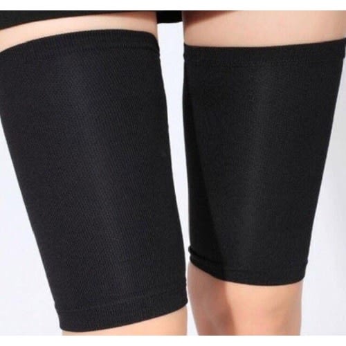 Calorie Off Compression Fat Burner Thigh Shaper Shapewear- Black