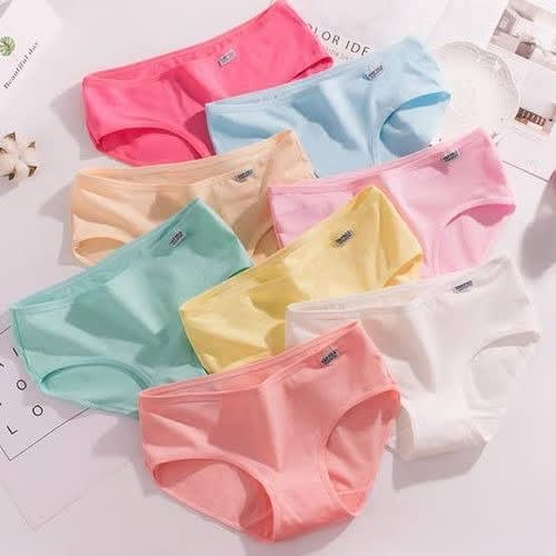 H.p Best Look On Cotton Panties  - 6 In 1