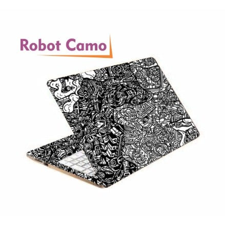 Robot Camo Skin Case For Laptop
