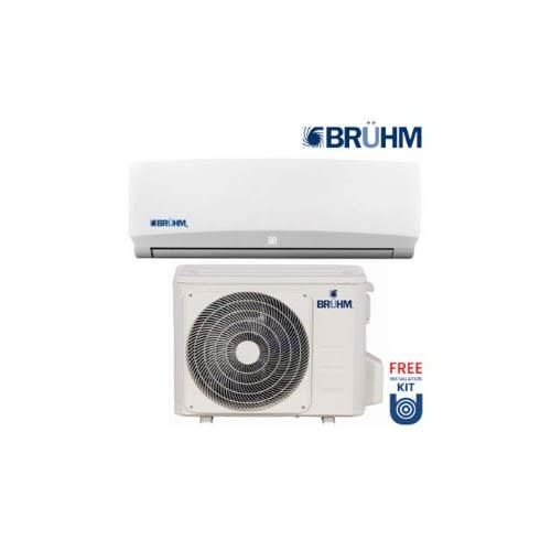 1.5hp Split Unit Inverter Ac With Ac Kit, R410gas-bas-12c1