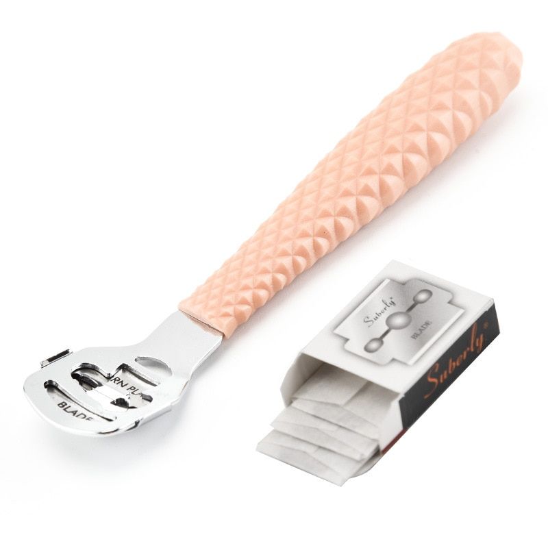 Professional Feet Care Tools Beauty Heel Cuticle Ser Cutter Foot Care File Tool Pedicure  Blades For Pedicures Product-ORANGE