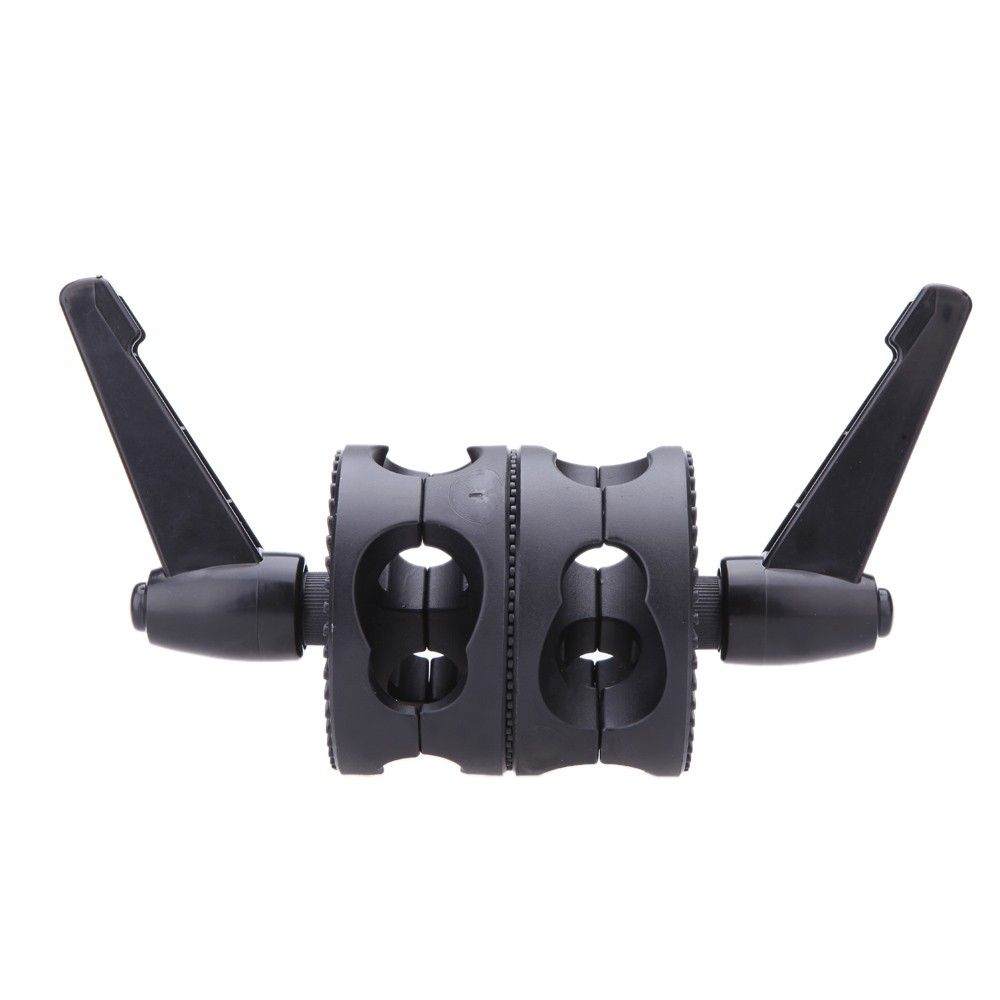 Dual Swiveling Grip Head Angle Clamp For Photo Studio Boom