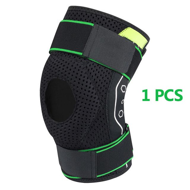 1 PCS Summer Knee Brace For Arthritis Pain Joints Protector Patella Pad For Work Sport Hiking Run Cycling Mountaineering(#Green)