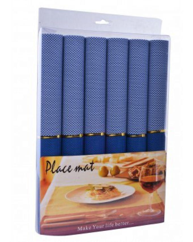 Dinning Table Plate & Cutlery Mats - 6pcs