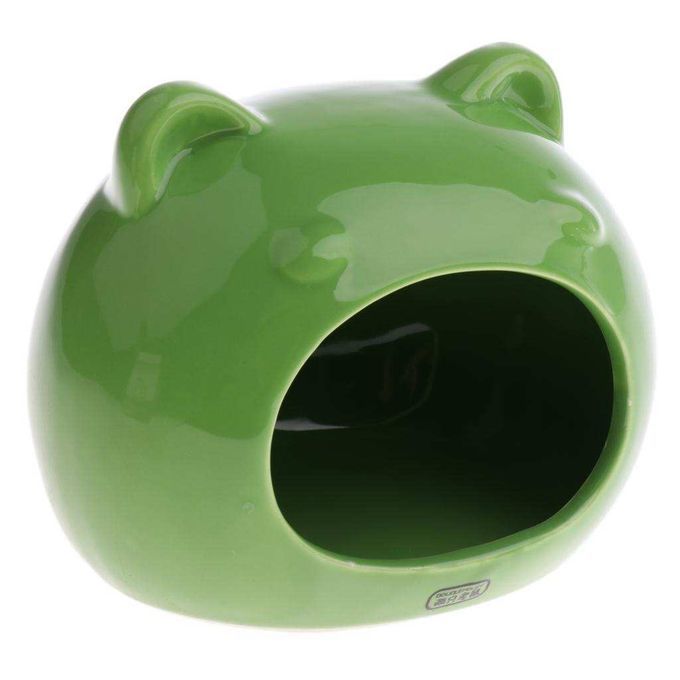 Small Pet Bed Nest Toy Potable Mouse House Bed Supplies 5 Green #2