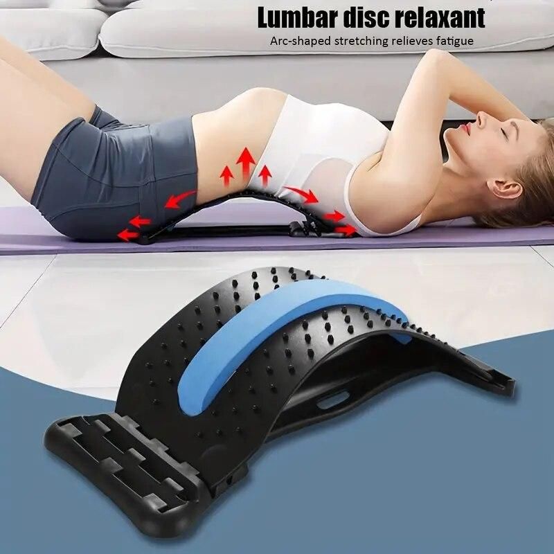 Relieve Back Pain Instantly with This Multi-Level Lumbar Back Massager - Perfect for Herniated Disc, Sciatica & Scoliosis!