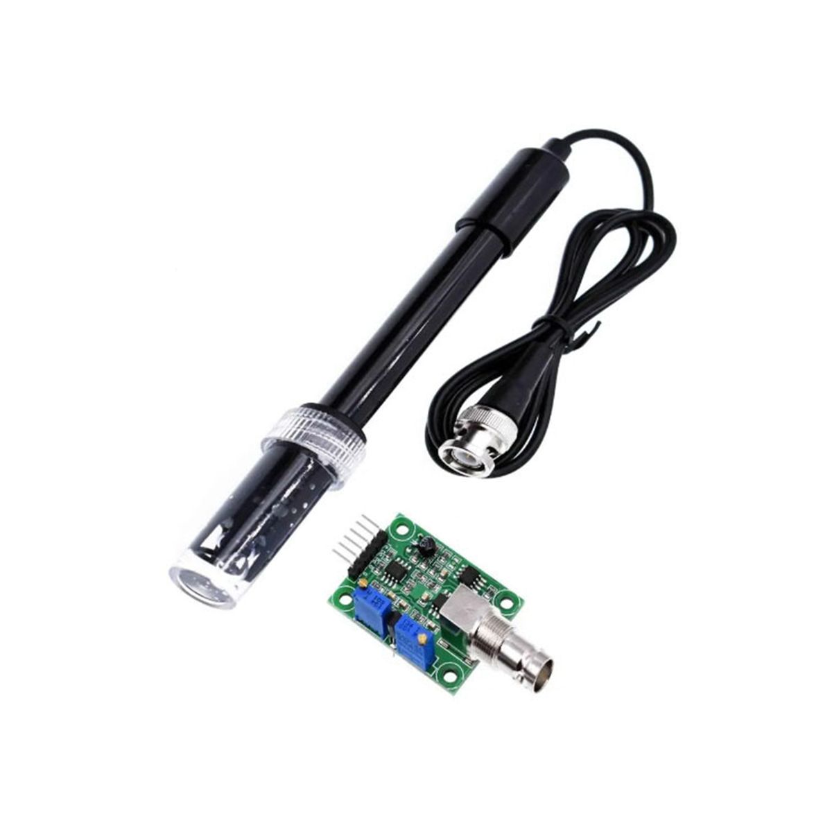 PH0-14 Value Detect Sensor Module + PH Electrode Probe BNC