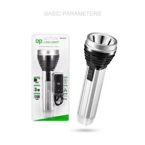 Dp Led Rechargeable  Torch - 800mAh