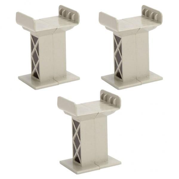 2x 3 Pack Universal Train Bridge Piers Railway  Compatible All Major