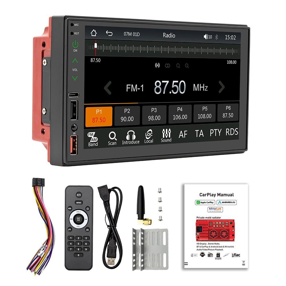 7in Multi-language Car BT MP5 Player Auto Touched Screen Car Music and Video Player Auto Multi-media Player Radio Receiver