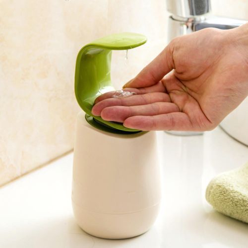 Hand-Back-Press Liquid Soap Dispenser