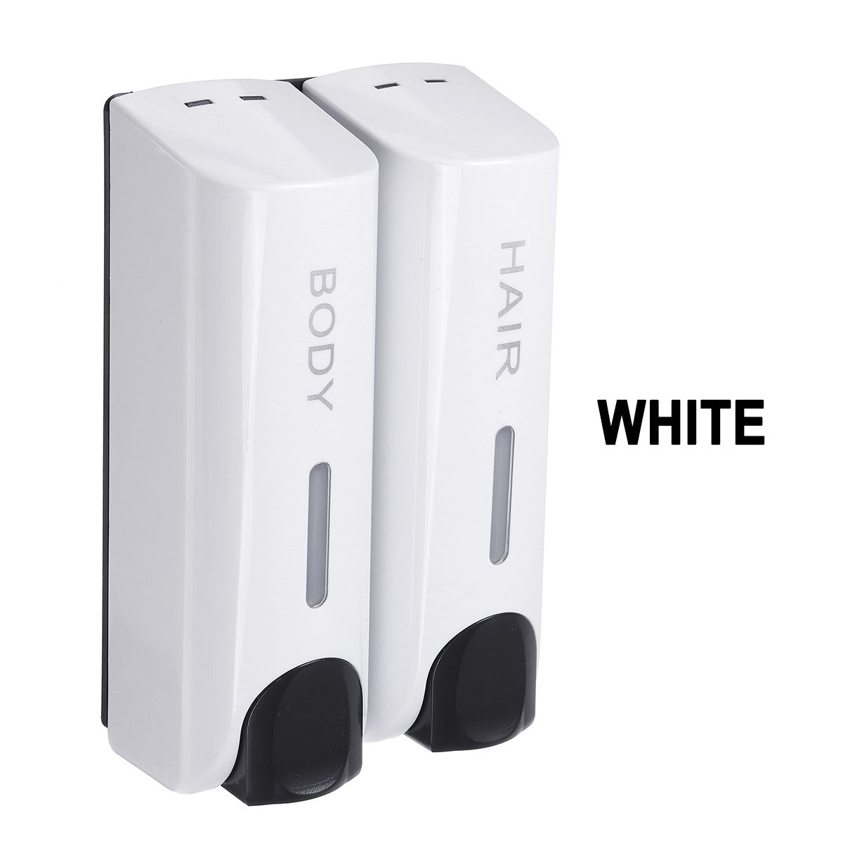 Single/Double 350ml Liquid Soap Dispenser Wall Mounted For Kitchen Bathroom Washroom Shower Detergent Shampoo Bottle Hotel