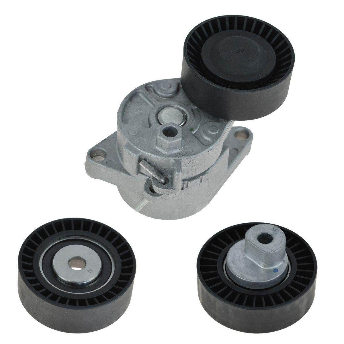 Serpentine Belt Tensioner & Idler Pulley Kit Set For BMW E36 E39 E46 E53