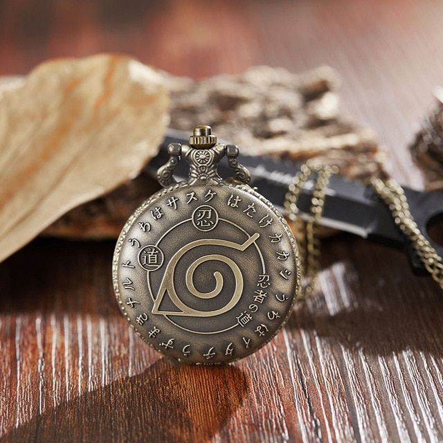 Naturo Pocket Watch Fob Chain Quartz Male Japanese Cartoon