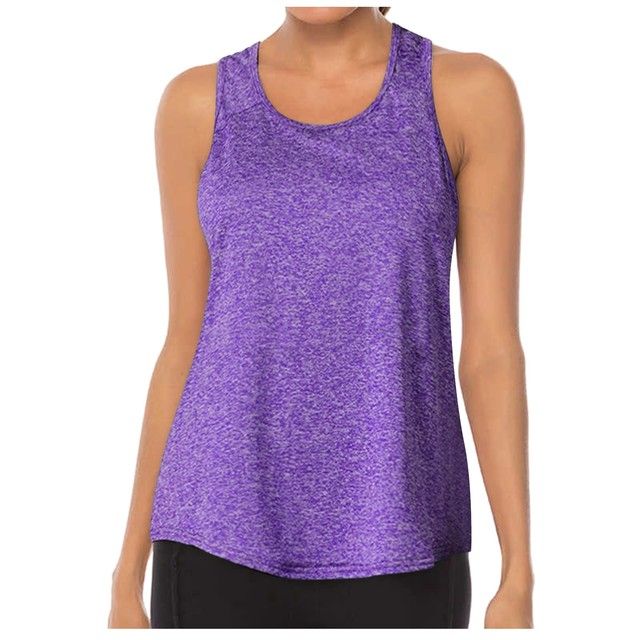 Sleeveless Racerback Yoga Vest Sport Singlet Women S C_S