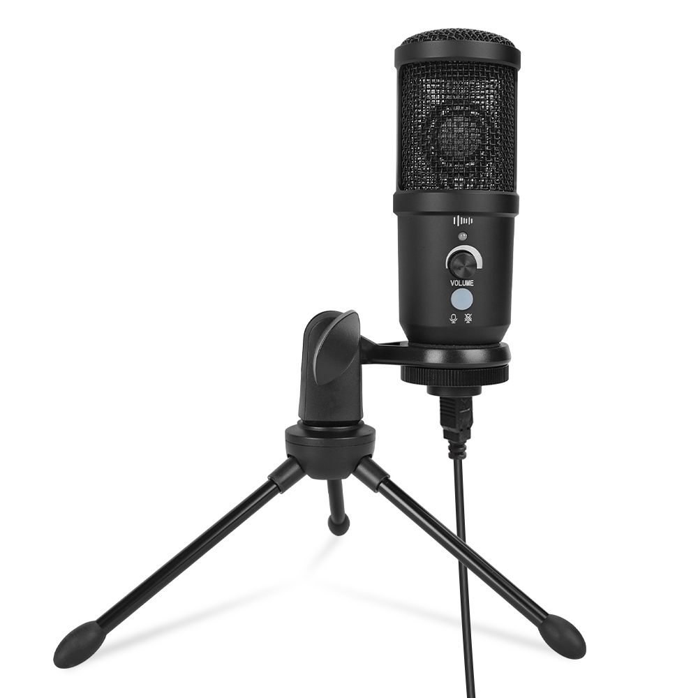 PC USB Condenser Microphone Kit 192kHz Studio Recording Mic
