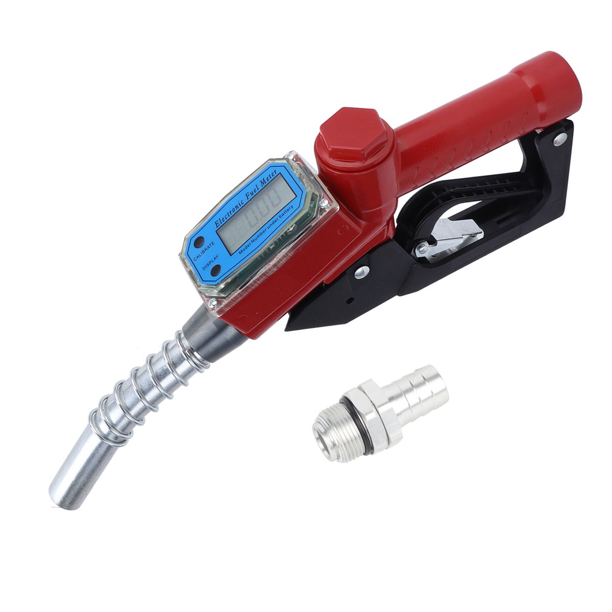 1pc Digital  Oil Gasoline Nozzle Gun Ing Nozzle With Flow