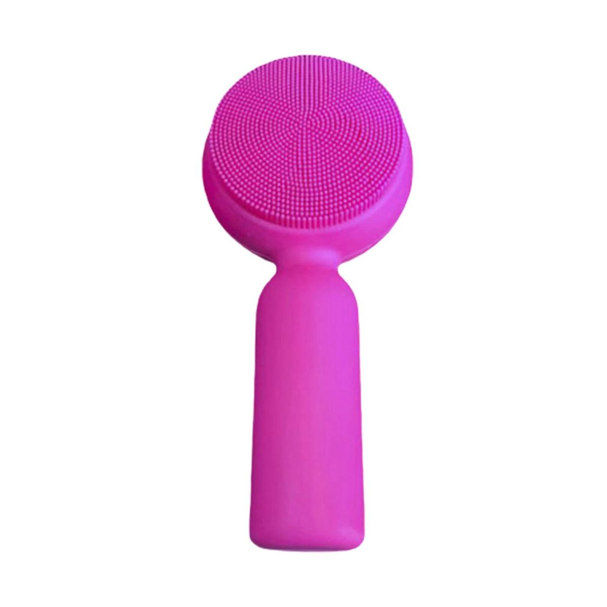 Face Scrubber Men Women Silicone Face Scrubber Rose Red