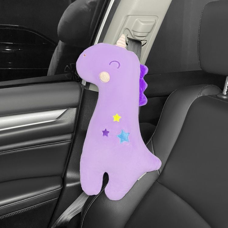 Car Seat Belt Pillow Shoulder Cover Insurance Belt Purple