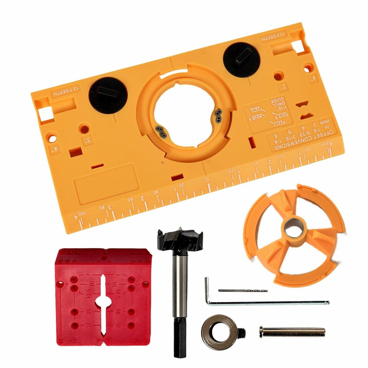 35mm Concealed Hinge Jig Boring Hole Drill Guide Forstner