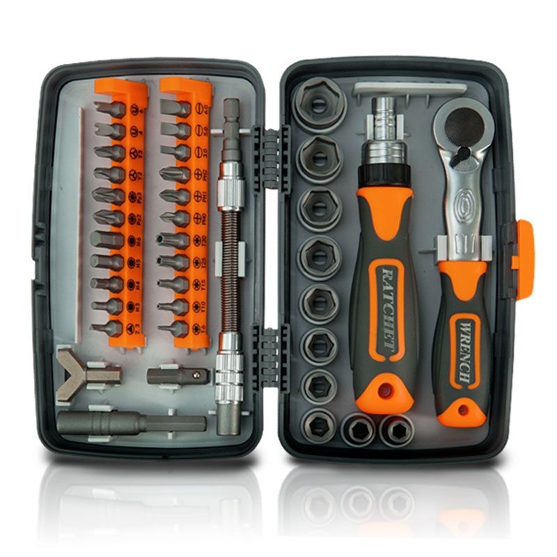 38-In-1 Ratchet Multi-Purpose Screwdriver Set