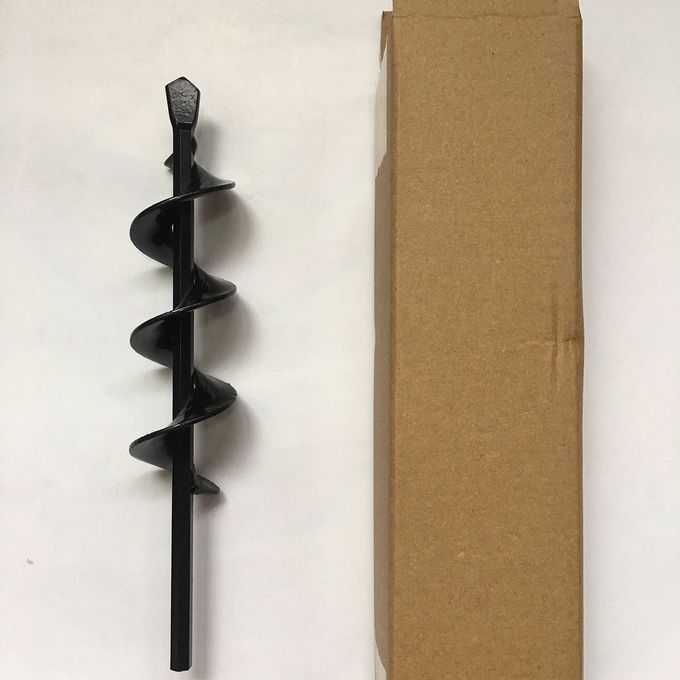 Durable Use Universal Piral Leaf Drill Bit Ele Tri  Hammer Impa T Drill Bit-black-220mm