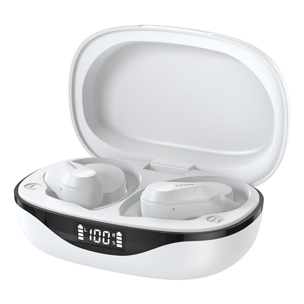 Lenovo thinkplus LP75 True Wireless BT Headphones Sports Earbuds BT5.3 Chip HiFi Stereo Sound Long Endurance Time White